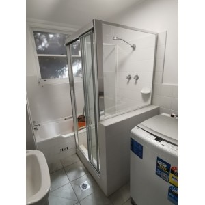 Australia Custom made framed U Shape 3 Sides shower screen (700-900)*(700-900)*(700-900)*1900